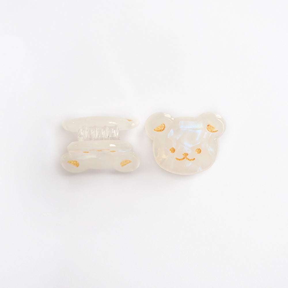 Mini Bear Kemik Toka Pembe Sedef