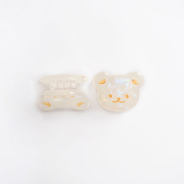 Mini Bear Kemik Toka Pembe Sedef