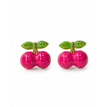 Pink Cherry Küpe