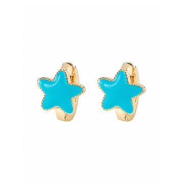 Blue Stars Küpe