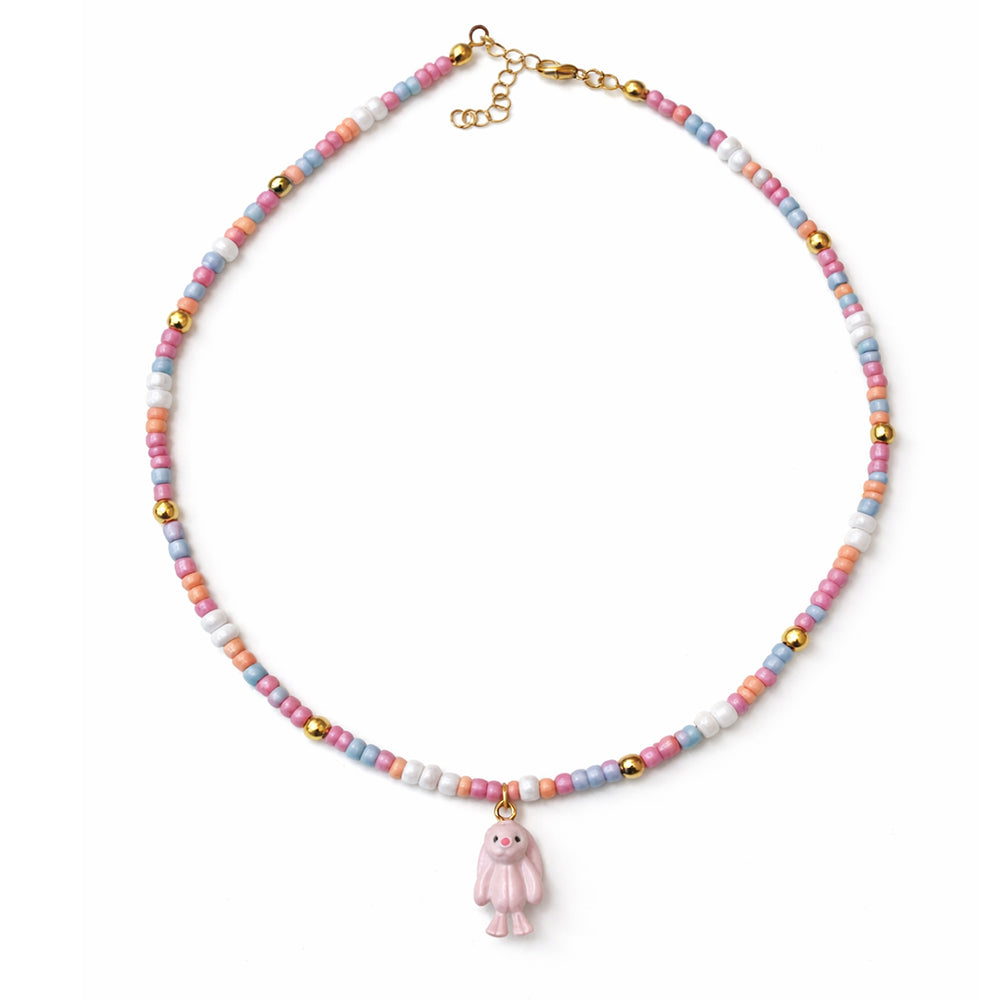 Jelly Rabbit Kolye - Pembe