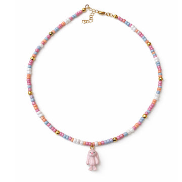 Jelly Rabbit Kolye - Pembe